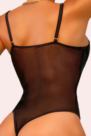 Madonna Bodysuit - Bodysuit - Feminine UAE - Sensual Lingerie - Black - S - Bodysuit - -