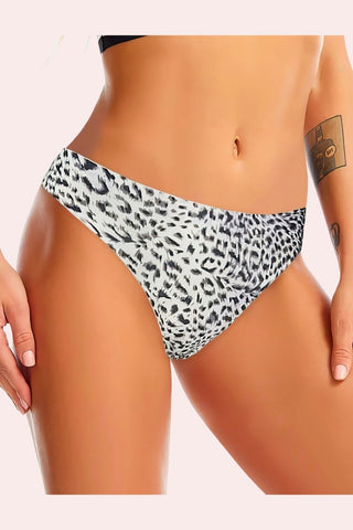 Wild Panties - Panties - Feminine UAE - Sensual Lingerie - Snow Leopard - S - Buy 4; Get 2 Free - Panties -